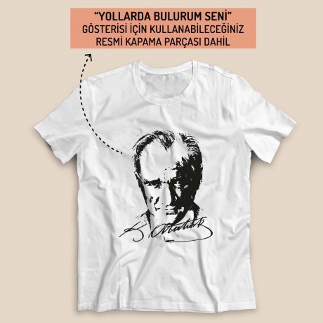 Yollarda Bulurum Seni Tişörtü - Beyaz